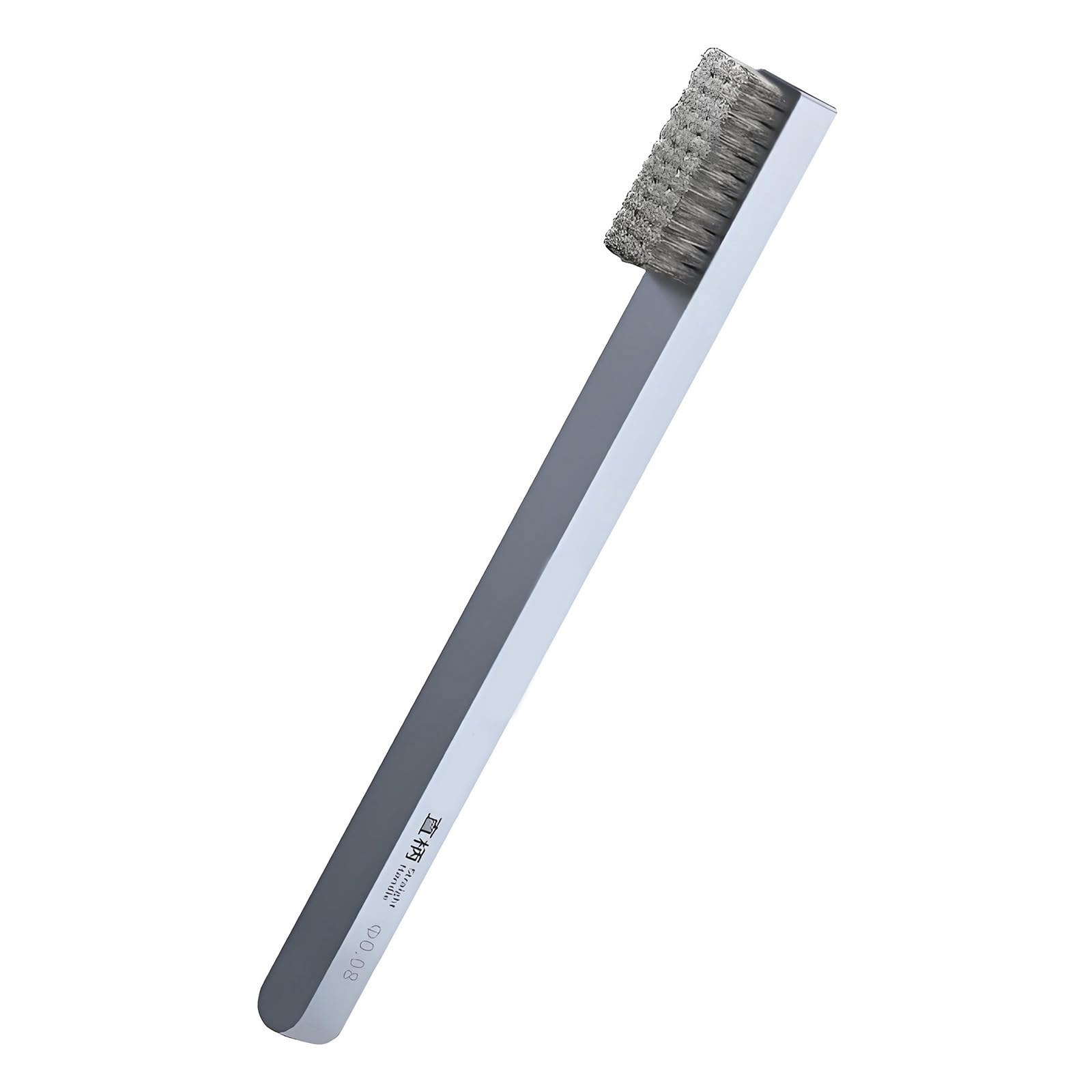 Precisely Steel/Nylon Bristle Brush Ergonomic Handle for Computer Motherboards and Electronic Device Maintenance Cleaning Brush