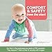Pack and Play Mattress 38x26 x1-1-Inch Firm Foam Pack n Play Mattress Pad with Waterproof Vinyl Cover - Safe Secure Fit for Playard Bedding - CPSC Compliant Foldable Portable Travel Baby Bed
