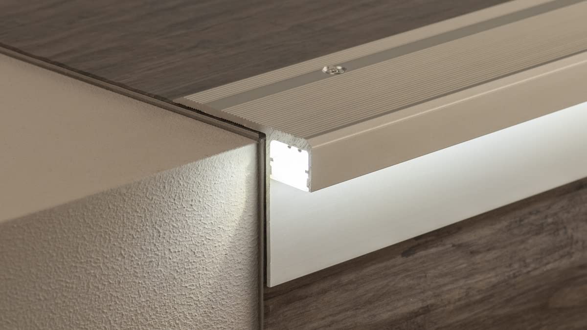 LED-Treppenkantenprofil 218-2,50m - Silber