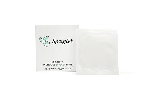 Almohadillas para pezones de hidrogel para lactancia, paquete de 10 unidades, almohadillas de gel de lactancia materna para alivio calmante y