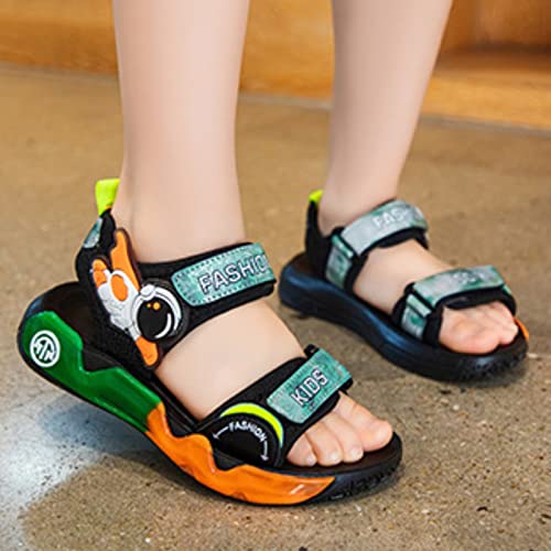 sfdgfhyf Little Boys Cartoon Shoes 3 to 12 Years Cartoon Sandals Summer Soft Sole Casual Shoes Children's Sports Beach2