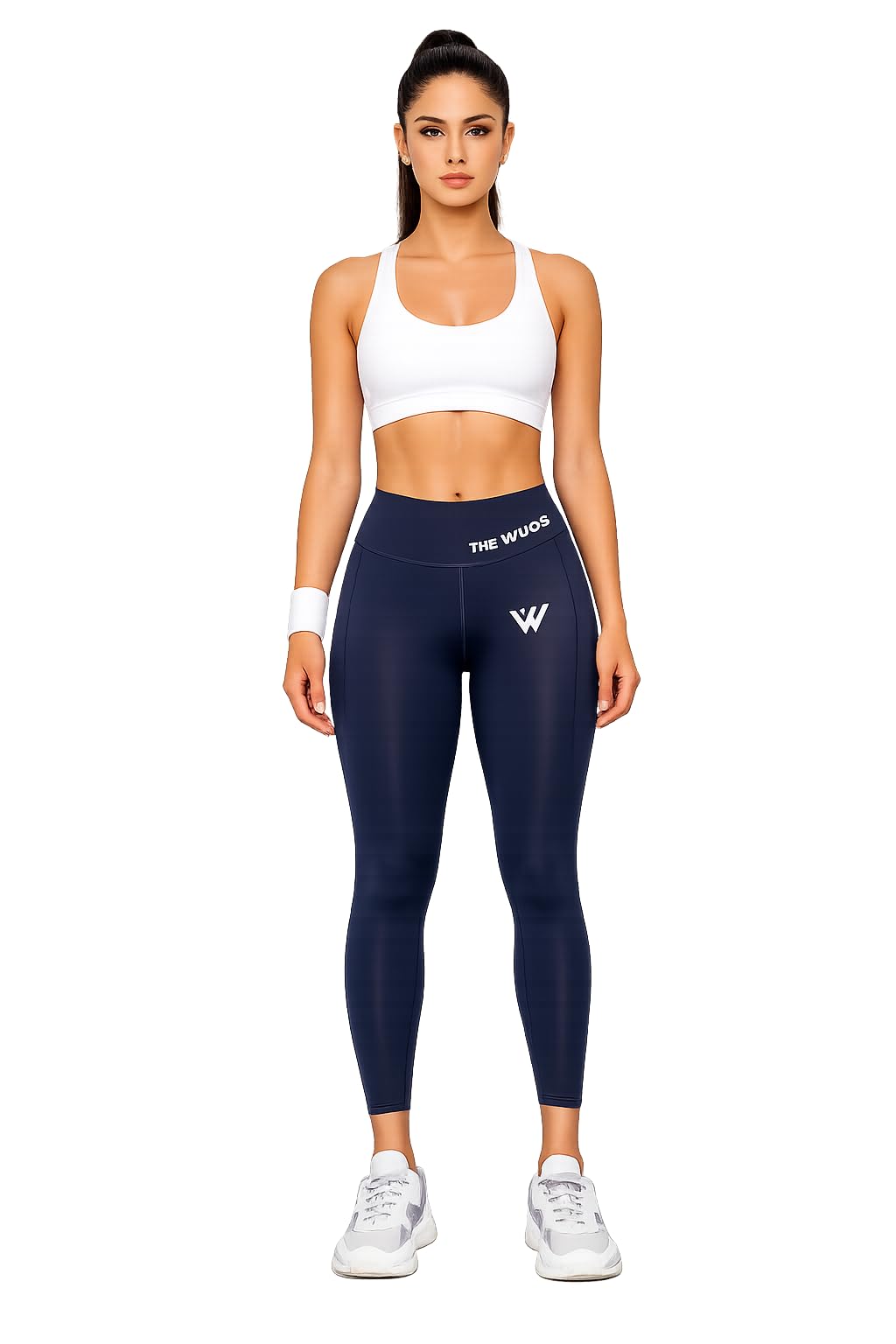 Women's Polyster Solid Sport Leggings (Blue, L)-PID47678-picture-18