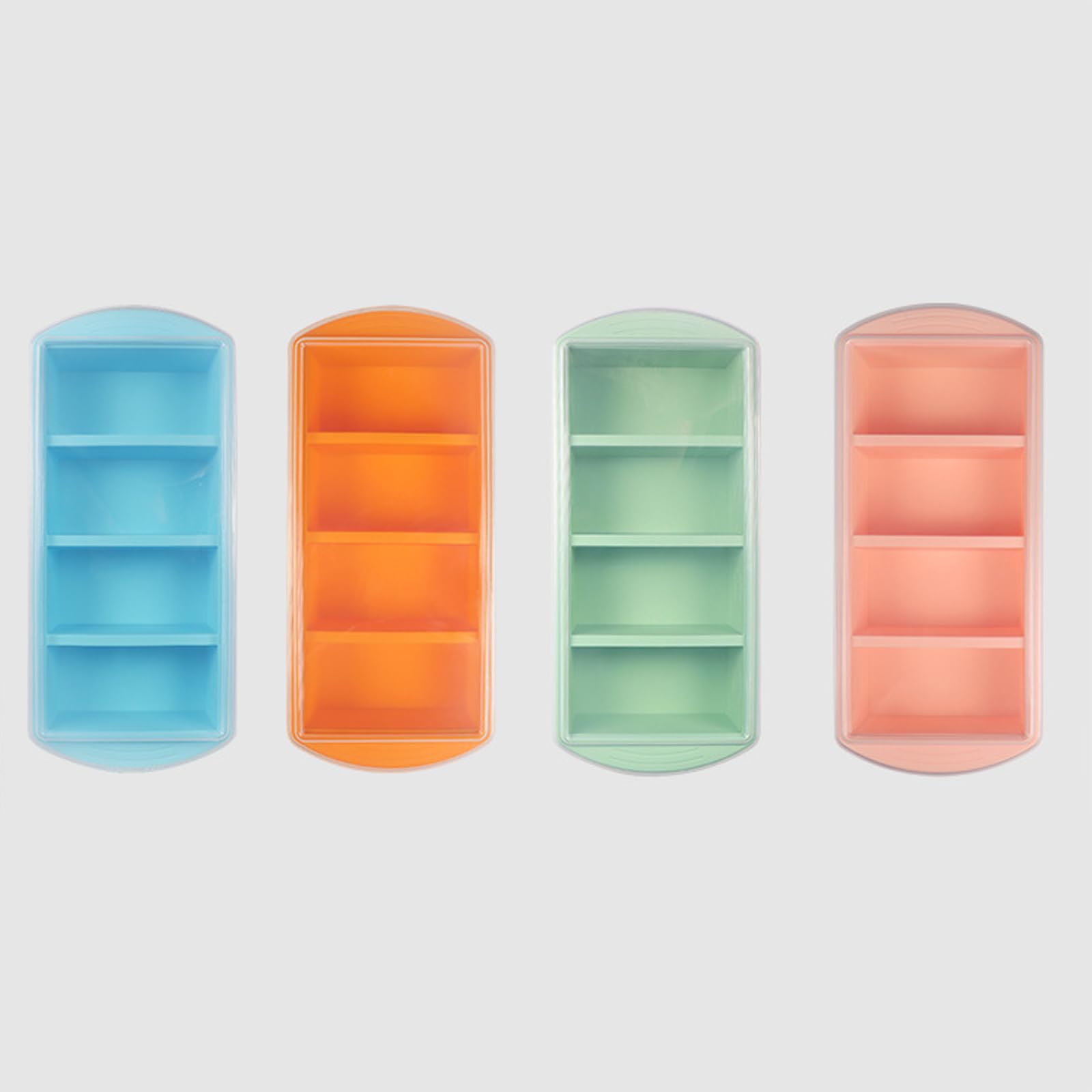 Molde multiusos de silicona y alambre, incluye cubierta para varios alimentos congelados, preparaciones culinarias, molde de cubitos de hielo para sopas