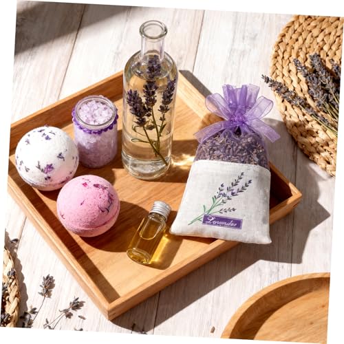 Bolsitas sachet de algodón lavanda 24 pcs para aroma miniatura 6