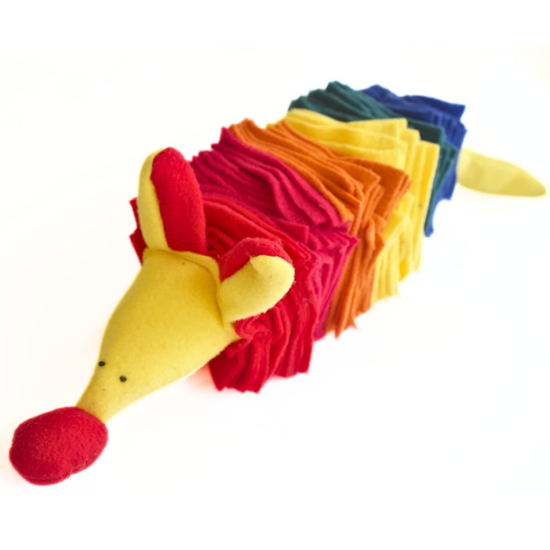 For the love of Dog Snuffle Rainboo - Challenging Level 4 Food Puzzle Snuffle Toy for Dogs to Keep Busy and Mental Stimulation Indoors (B0D8Y4QX82) Amazon Price History, Amazon Price Tracker