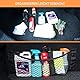 Vicera Kofferraum Netztasche mit Klett • Organizer Netz fürs Auto/SUV zum Aufbewahren & Verstauen • 60x25 cm 2er Set