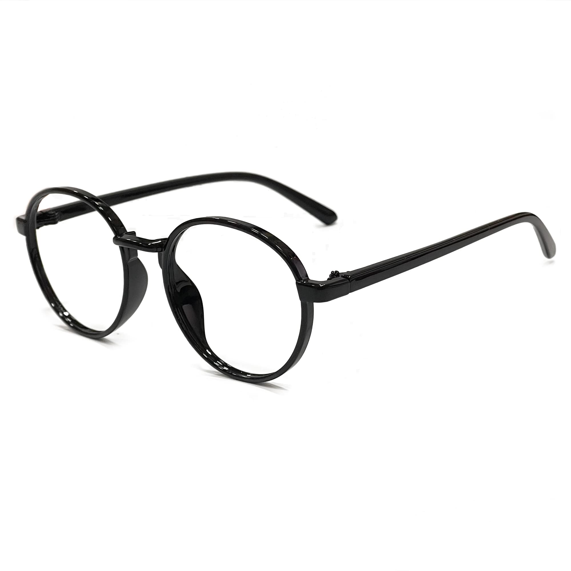 AUGEN By Visions India Unisex Spectacles With Blue Cut Lenses & Anti-Glare Coating Which Protects Eyes From Blue Light From Computer, Moble, Tablets, Laptop (Zero Power) (104-Black) (Size-52mm) (B09JKR2762) Amazon Price History, Amazon Price Tracker