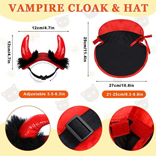 Disfraz Halloween para perros pequeños 4 piezas miniatura 2