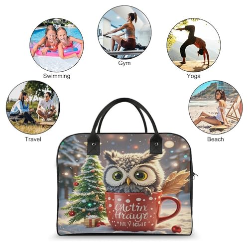 Bolso Tote con cremallera y correa ajustable en nylon miniatura 4
