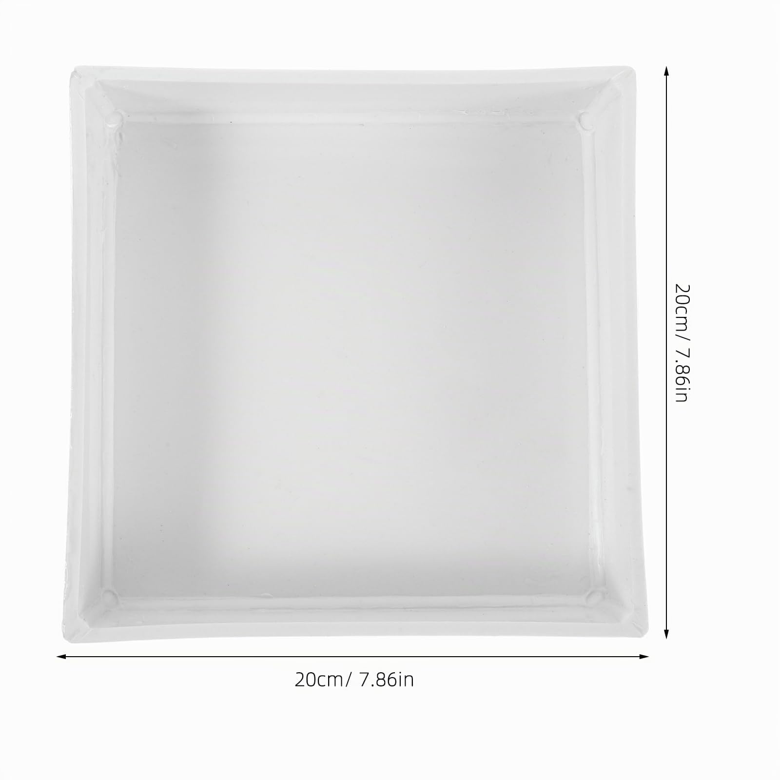 Cabilock Plateau de Laboratoire en Plastique : Plateau de Laboratoire carré en polypropylène résistant aux Produits Chimiques – Bac de rétention des déversements pour Le Stockage des réactifs