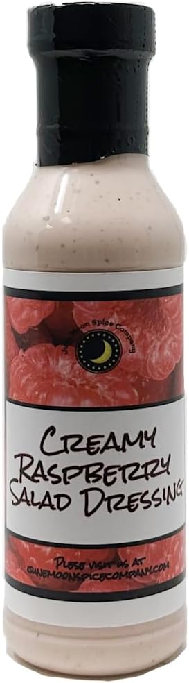 Creamy Raspberry Salad Dressing | Low Cholesterol | Low Sugar | Crafted in Small Batches | 12 fl. oz. Flavor Lock Bottle | Premium | Gourmet Creamy Raspberry Dressing – Perfect for Tossed Salads and Fruit Dishes!