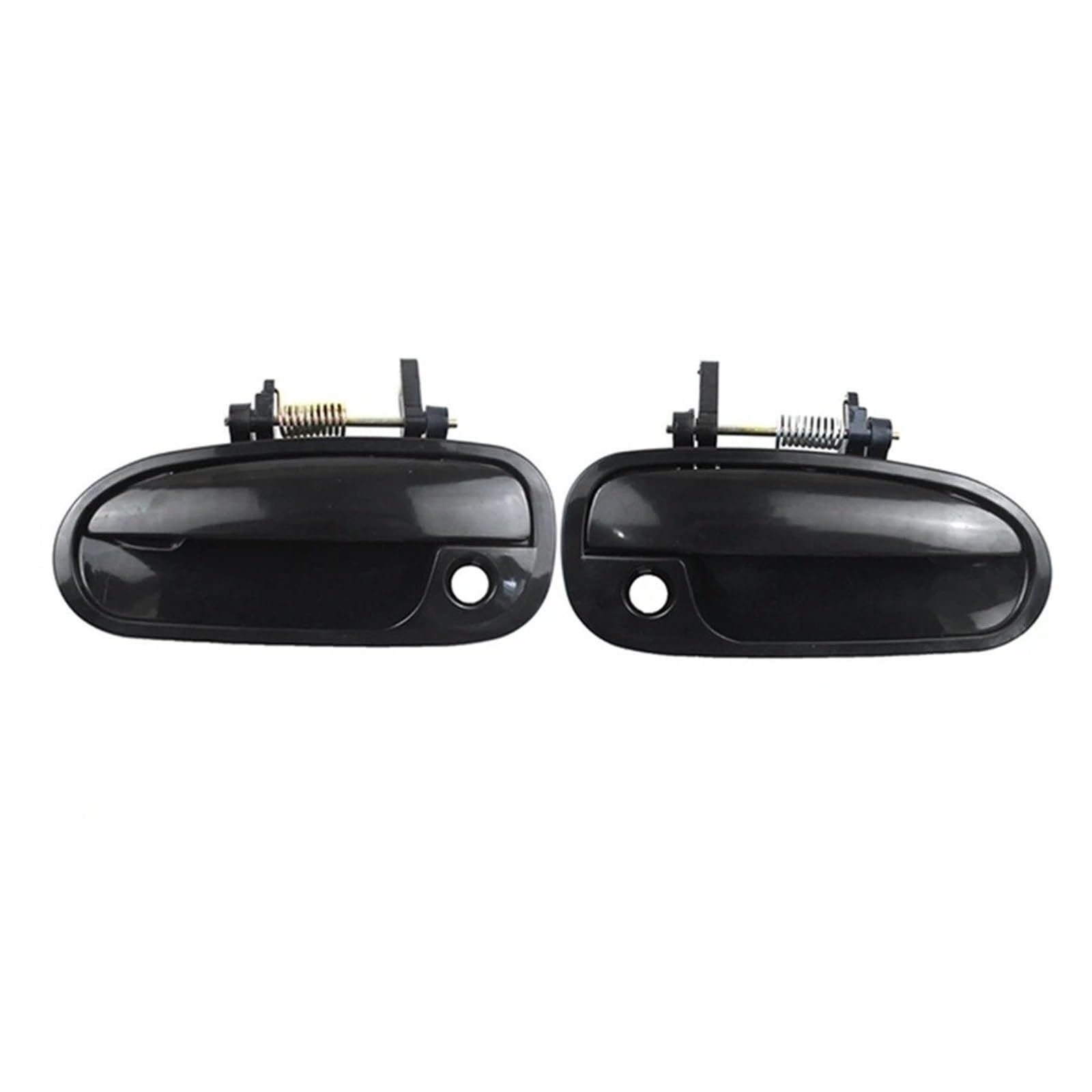 Nokrgqw 2Pcs Front Door Left Handle Passenger 2Pcs Car Outside Exterior For Civic For Ek3 1996 1997 1998 1999 2000 (Front Rear Door Handle)(2Pcs Front Door)