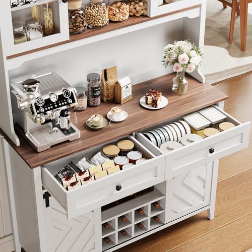 Garvee Farmhouse Bar Cabinet with Sliding Door