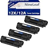 Laser Toner Cartridge Merax Compatible 4 Pack HP Q2612 x/HP 12 x/2612/HP12 x/HP 12/HP12 Jumbo capacità alta resa di Q2612 A nero cartuccia toner per HP LaserJet 1018, HP LaserJet 1020, HP LaserJet 1022, HP LaserJet 3050 All-in-One, HP LaserJet 1010, HP LaserJet 1012, HP LaserJet 1015, HP LaserJet 1022 N, HP LaserJet 1022 NW, HP LaserJet 3015, HP LaserJet 3020, HP LaserJet 3030, HP LaserJet 3052 All-in-One, HP LaserJet 3055 All-in-One, HP LaserJet M1319, HP LaserJet M1319 F, HP LaserJet M1319 F MFP printers- color nero