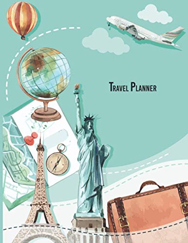 Travel Planner: Perfect gift for men and women include Trip and travel goals, destination, trip planner, travel budget, packing checklist, Places to visits and activities image 2