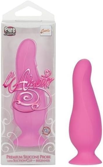 California Exotic Novelties Lamour Premium Silicone Probe Beginner, Pink