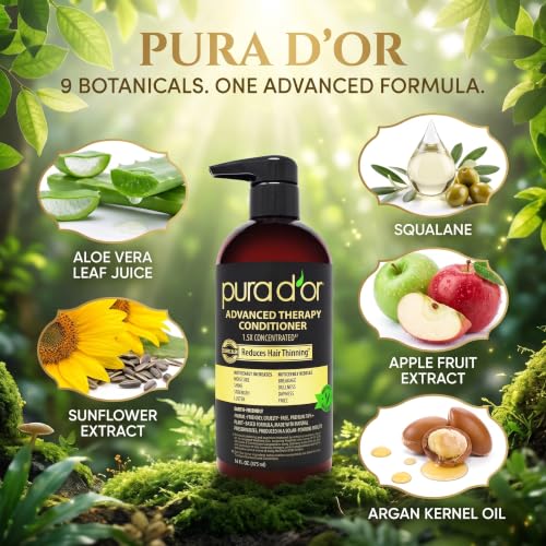 PURA D'OR Advanced Therapy Biotin Conditioner for Thinning Hair, 16oz - image 5
