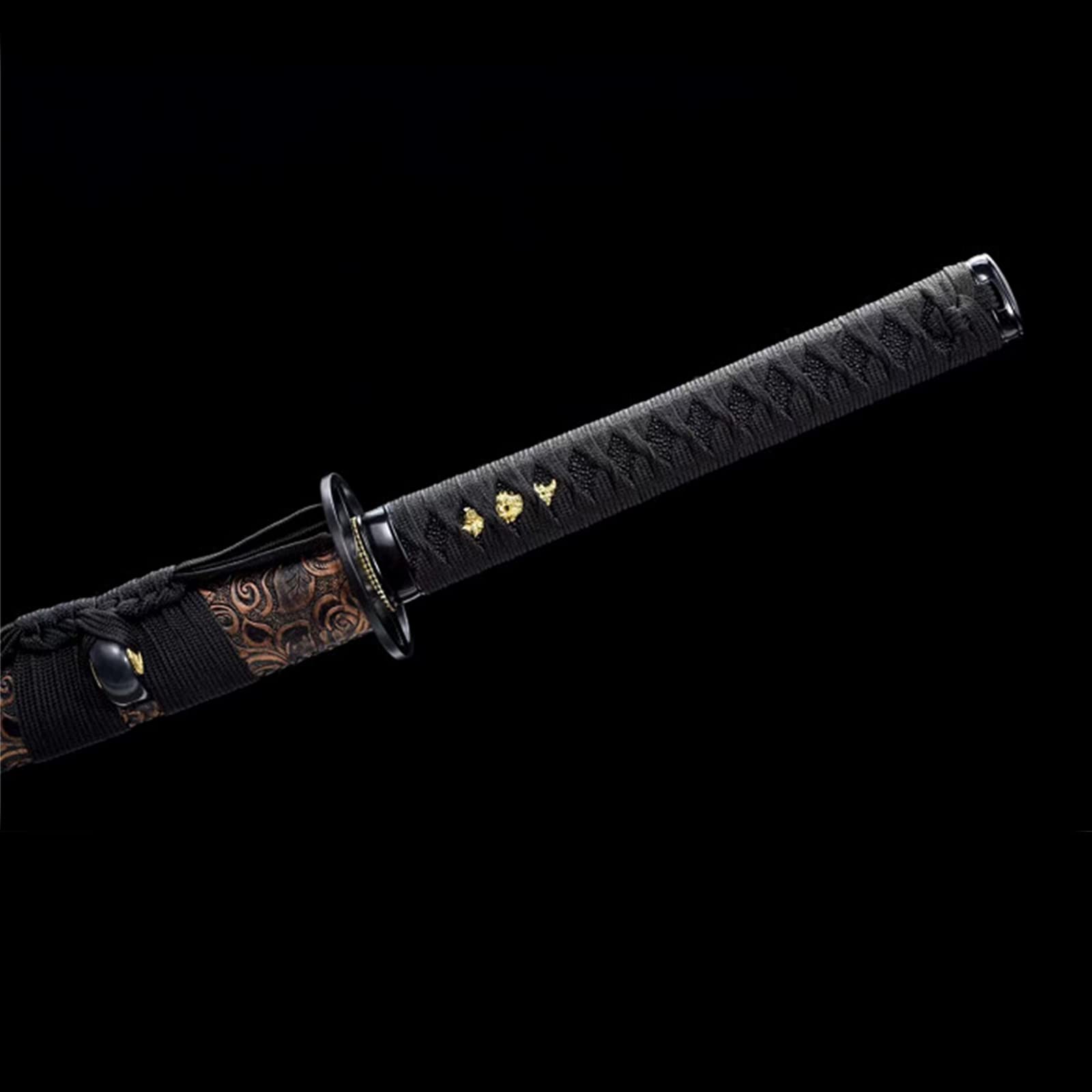 Épée de samouraï en Bois, bokken fait à la main, processus traditionnel, lame en bambou naturel, katana d'entraînement japonais cadeau kendo iaido