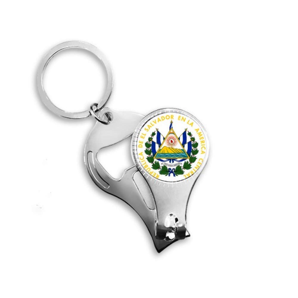 Porte-clés San Salvador et pince à ongles pour vos voyages
