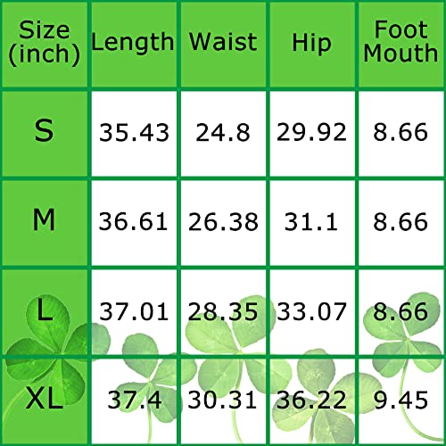 Color Cosplayer St. Patrick'S Day Yoga Leggings Pants For Women Plus Size Shamrock High Waisted Clover Leaves Soft Tights thumb #5