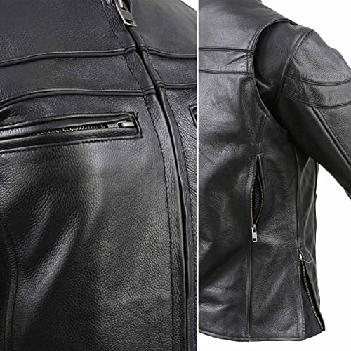 Image of Milwaukee Leather Women's 'Sporty and Elegant' Scooter Style Motorcycle Leather Rider Jacket