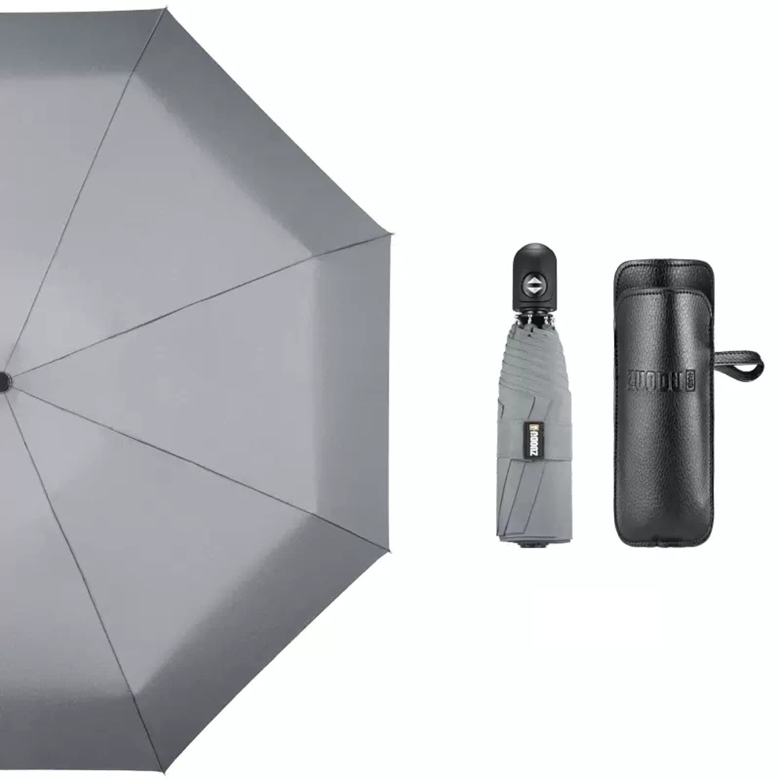 Regenschirm, winddichter Reiseschirm, Faltbarer Regenschirm mit 8 Rippen, automatischer Öffnungs- und Schließknopf für Einhandbedienung, tragbarer Regenschirm für Männer und Frauen