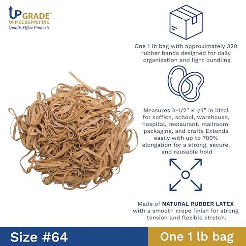 Upgrade Office Supply UPG23732 Rubber Bands, Size 32 (3