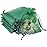 TheDisplayGuys 100-Pack XS 2 x 2 3/4 Dark Green Sheer Organza Gift Bags with Drawstring, Jewelry Candy Treat Wedding Party Favors Mesh Pouch