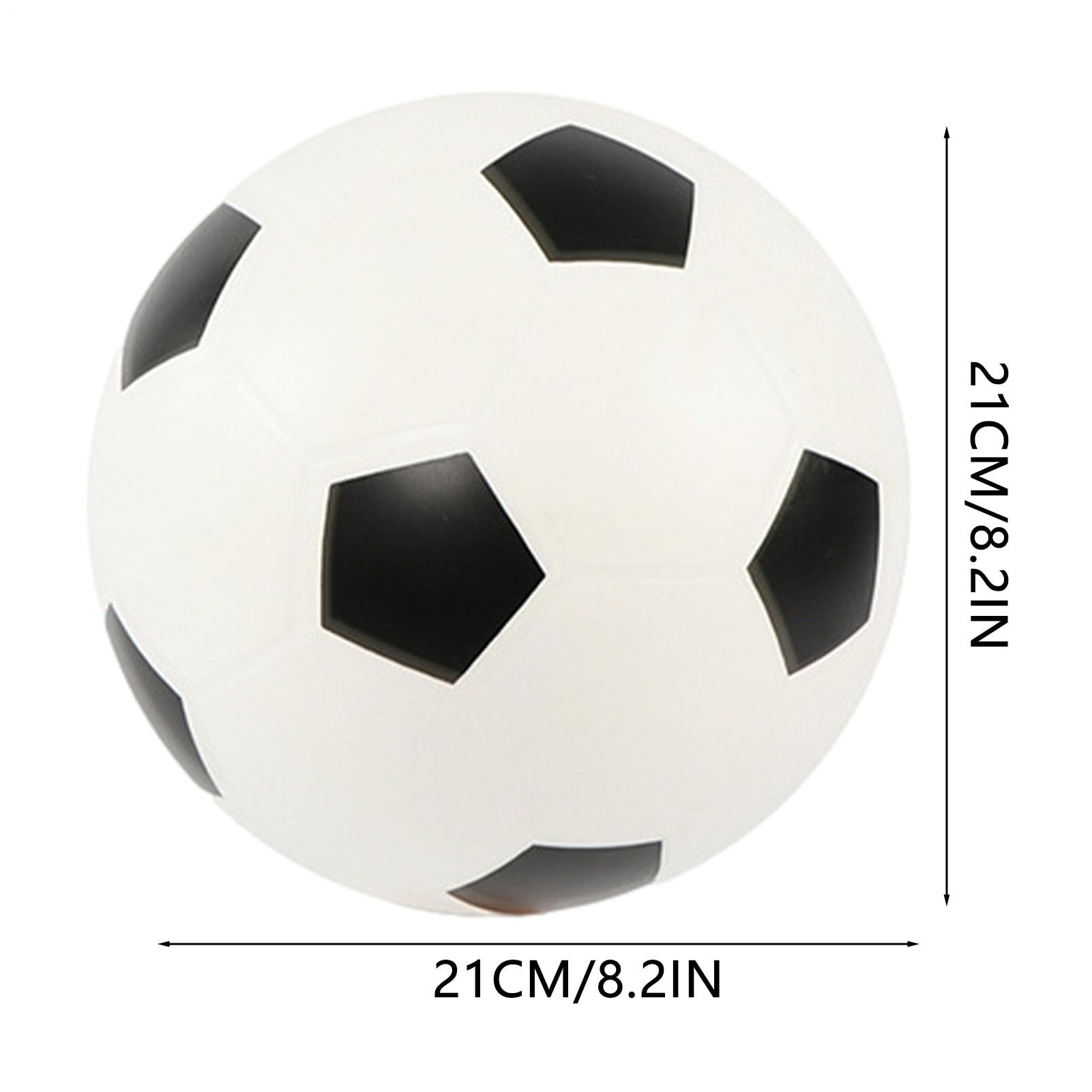 Balón de fútbol de 21 cm para interiores, de esponja silenciosa de alta densidad, pelota de espuma F suave para niños y niñas, pelota de rebote sin ruido, pelotas de fútbol de espuma F para exteriores