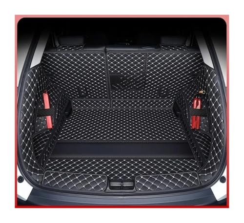 Tapis de coffre pour GAC EMZOOM GS3 2024 2025 en cuir noir et beige