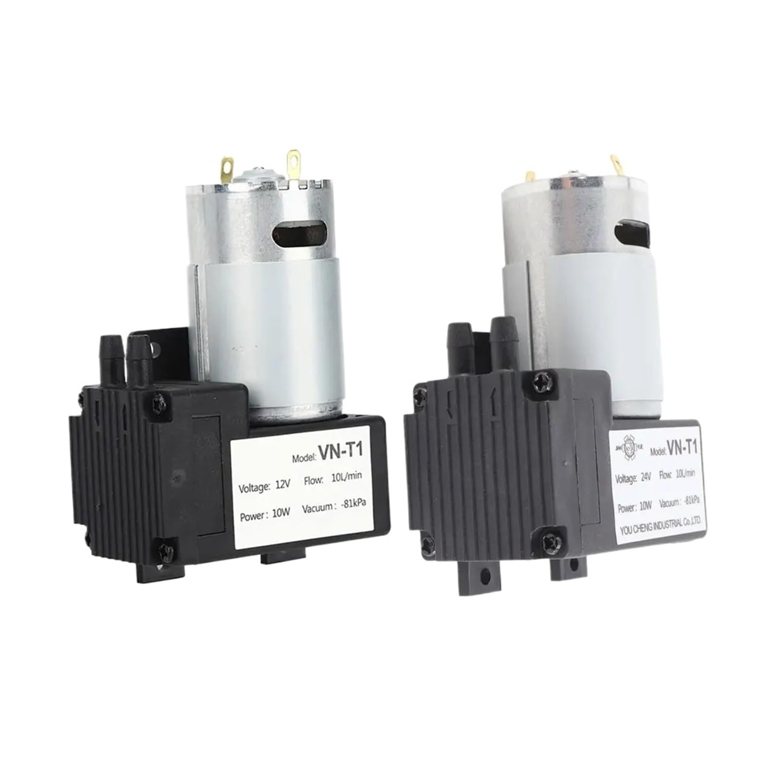 Bomba de vacío micro CC, piezas mecánicas, accesorio industrial de bajo ruido, generador de vacío (12 V)