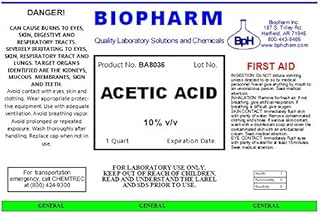 Acetic Acid 10% v/v | 1 Quart (950 mL)
