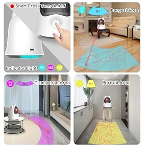 Cat laser toys for indoor cats random trajectory laser cat toy interactive cat toys for bored indoor adult catskittensdogs   cucciolini doodles