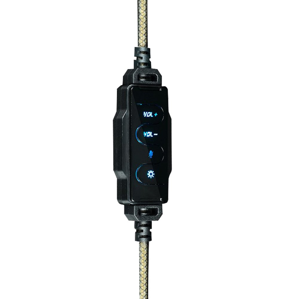 Słuchawki do gier Talius Osprey 7.1, LED RGB z redukcją szumów, kolor czarny