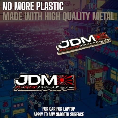 Image of Pink JDM Anime Cute Metal Sticker Emblem for Car and Laptop