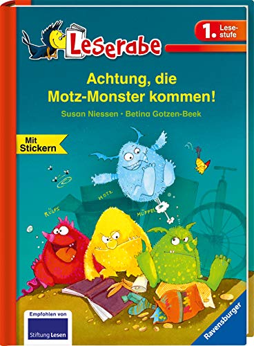 Achtung, die Motz-Monster kommen! - Leserabe 1. Klasse - Erstlesebuch für Kinder ab 6 Jahren (Leserabe - 1. Lesestufe)