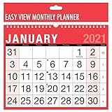 Tallon 3802 - 2019 A4 Planificador mensual Easy View Espiral para colgar en la pared