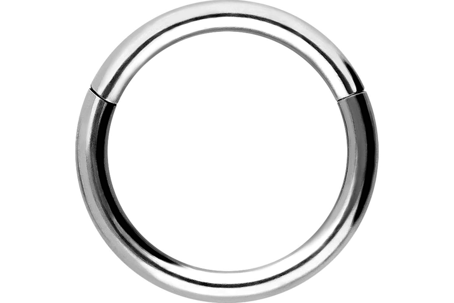 PIERCINGLINE Anillo segmento Clicker de acero quirúrgico – Piercing en oro, plata, rosa, negro o azul – para nariz, tabique, oreja, hélice o tragus — view 43