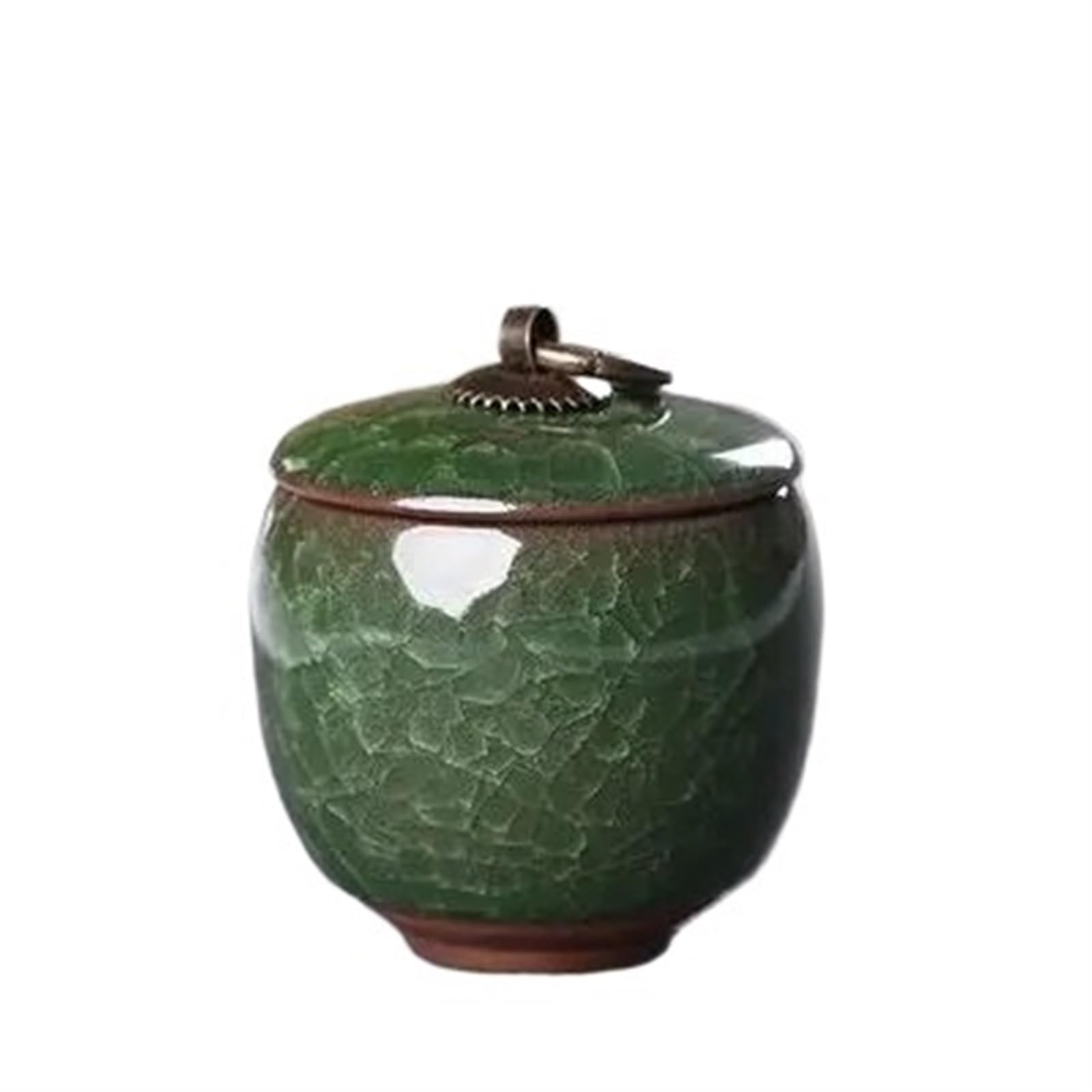 AYWTIUN tea storage jars Ceramic Tea Caddies Container Coffee Canister Porcelain Caddy Storage Box(7cm 6cm)