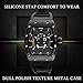 Skone Steampunk Skeleton Pirate Watch Men Skull Hollow Diamond Designer Cool Unique Fashion Style Quartz Wristwatch Silicone Leather Sports