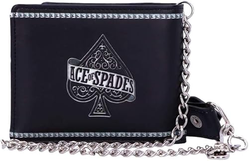 Miniatura 3 de Nemesis Now Cartera con licencia oficial de Motorhead Ace of Spades Warpig Snaggletooth (4.3 in), color negro
