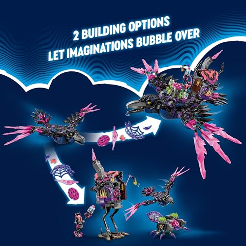 LEGO DREAMZzz The Never Witch’s Midnight Raven Building Toys - Birthday Gift for Boys & Girls, Age 9+ - Kids Toys with 3 Building Options & 5 Minifigures - 71478 image 4