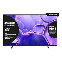 Samsung Crystal UHD 4K Smart TV 43” UE43U8090FUXZT, Crystal 4K Processor, HDR, Smart Experience, OTS Lite & Adaptive Sound, Metal Stream Design, 2025