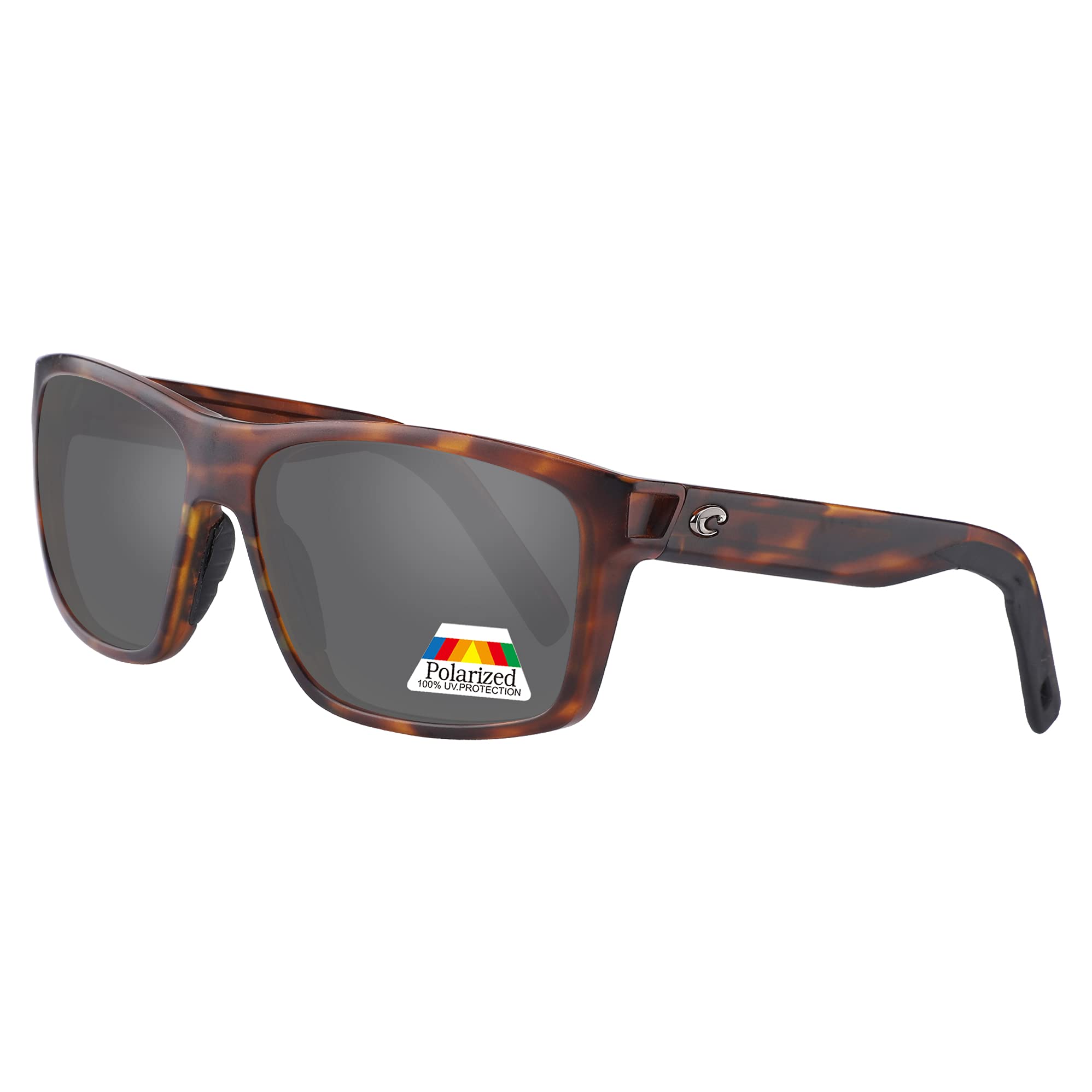 Bwake Lentes de repuesto para gafas de sol Costa Del Mar Slack Tide polarizadas, Negro (dark black),