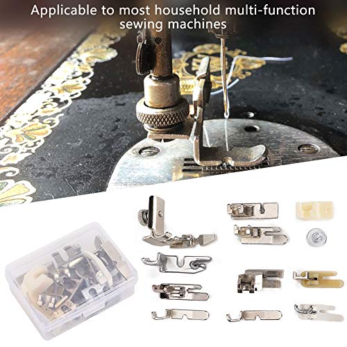 Set de pies para máquina de coser de acero inoxidable miniatura 4