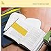 Guided Reading Highlight Strips,10 Pack Yellow Overlays with Line, Bookmark Reading Tracking Rulers for Dyslexia, ADHD, Visual Stress Relief