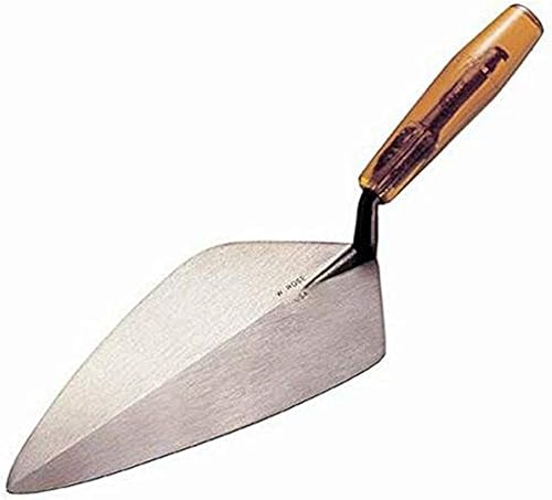 Kraft Tool RO1412-12 W. Rose Wide London - Paleta de ladrillo con mango de plástico, vástago estándar, 12.0in