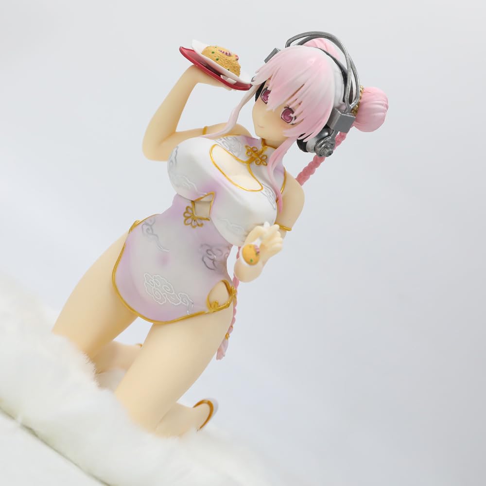 Figura Anime 1/7 Super Sonico Bilancia Ver. Action Figure bella Ragazza Anime Figure/Statue Giocattoli per adulti in PVC Anime Collezione Hobby/Ornamento 25 cm/9.8ih