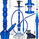 amy wasserpfeife glas 𝐇𝐎𝐂𝐇𝐖𝐄𝐑𝐓𝐈𝐆𝐒𝐓𝐄 𝐌𝐀𝐓𝐄𝐑𝐈𝐀𝐋𝐈𝐄𝐍: Die neue DILAW SKITTO Shisha aus eloxiertem Aluminium - wurde optisch sowie auch technisch weiterentwickelt und beinhaltet mehr Zubehör im Lieferumfang. Das visuelle Highlight der Wasserpfeife ist Das Ausblassystem , Molassefänger und die Bowl mit den farblichen Akzenten.