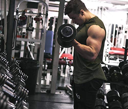 Muzboo - Canotta da allenamento da uomo, senza